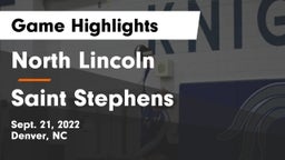 North Lincoln  vs Saint Stephens  Game Highlights - Sept. 21, 2022