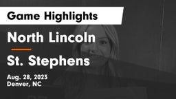 North Lincoln  vs St. Stephens  Game Highlights - Aug. 28, 2023