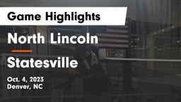 North Lincoln  vs Statesville Game Highlights - Oct. 4, 2023