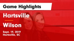 Hartsville  vs Wilson  Game Highlights - Sept. 19, 2019