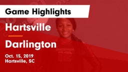 Hartsville  vs Darlington Game Highlights - Oct. 15, 2019