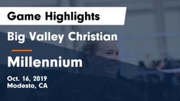 Big Valley Christian  vs Millennium  Game Highlights - Oct. 16, 2019