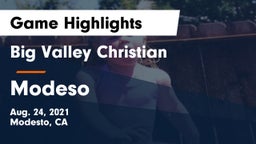 Big Valley Christian  vs Modeso  Game Highlights - Aug. 24, 2021