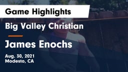 Big Valley Christian  vs James Enochs  Game Highlights - Aug. 30, 2021