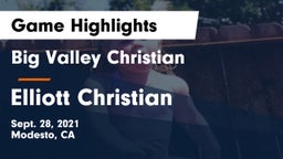 Big Valley Christian  vs Elliott Christian  Game Highlights - Sept. 28, 2021