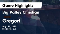 Big Valley Christian  vs Gregori Game Highlights - Aug. 25, 2022