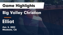 Big Valley Christian  vs Elliot Game Highlights - Oct. 5, 2022