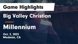 Big Valley Christian  vs Millennium  Game Highlights - Oct. 2, 2023