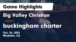 Big Valley Christian  vs buckingham charter  Game Highlights - Oct. 26, 2023