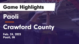 Paoli  vs Crawford County  Game Highlights - Feb. 24, 2023