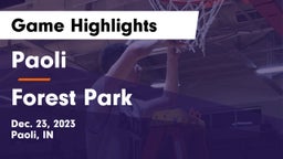 Paoli  vs Forest Park  Game Highlights - Dec. 23, 2023