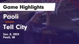 Paoli  vs Tell City  Game Highlights - Jan. 8, 2024