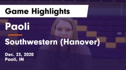 Paoli  vs Southwestern  (Hanover) Game Highlights - Dec. 23, 2020