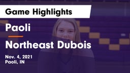 Paoli  vs Northeast Dubois  Game Highlights - Nov. 4, 2021