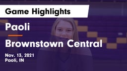 Paoli  vs Brownstown Central  Game Highlights - Nov. 13, 2021