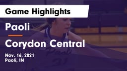 Paoli  vs Corydon Central  Game Highlights - Nov. 16, 2021