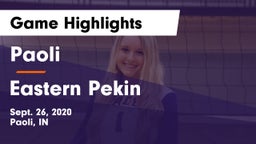 Paoli  vs Eastern Pekin Game Highlights - Sept. 26, 2020