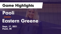 Paoli  vs Eastern Greene  Game Highlights - Sept. 17, 2021