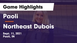Paoli  vs Northeast Dubois  Game Highlights - Sept. 11, 2021