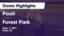 Paoli  vs Forest Park  Game Highlights - Sept. 2, 2021