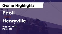 Paoli  vs Henryville  Game Highlights - Aug. 20, 2022
