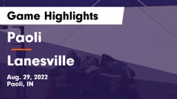 Paoli  vs Lanesville Game Highlights - Aug. 29, 2022