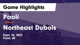 Paoli  vs Northeast Dubois  Game Highlights - Sept. 26, 2022