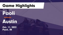 Paoli  vs Austin Game Highlights - Oct. 11, 2022
