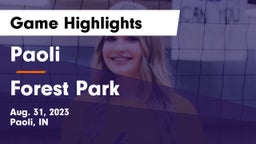 Paoli  vs Forest Park  Game Highlights - Aug. 31, 2023