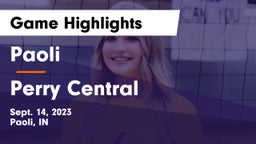 Paoli  vs Perry Central  Game Highlights - Sept. 14, 2023