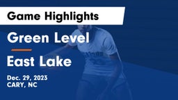 Green Level  vs East Lake  Game Highlights - Dec. 29, 2023