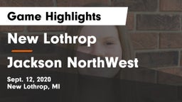 New Lothrop  vs Jackson NorthWest Game Highlights - Sept. 12, 2020