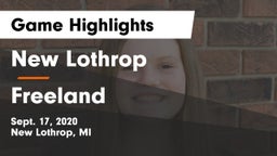 New Lothrop  vs Freeland Game Highlights - Sept. 17, 2020