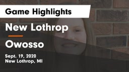 New Lothrop  vs Owosso  Game Highlights - Sept. 19, 2020
