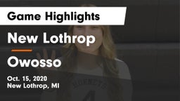 New Lothrop  vs Owosso  Game Highlights - Oct. 15, 2020