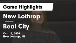 New Lothrop  vs Beal City  Game Highlights - Oct. 15, 2020