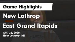 New Lothrop  vs East Grand Rapids  Game Highlights - Oct. 26, 2020