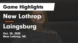New Lothrop  vs Laingsburg Game Highlights - Oct. 28, 2020
