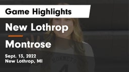 New Lothrop  vs Montrose Game Highlights - Sept. 13, 2022
