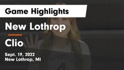 New Lothrop  vs Clio  Game Highlights - Sept. 19, 2022