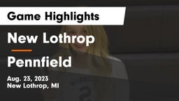 New Lothrop  vs Pennfield  Game Highlights - Aug. 23, 2023