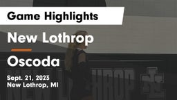 New Lothrop  vs Oscoda  Game Highlights - Sept. 21, 2023