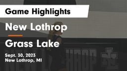 New Lothrop  vs Grass Lake  Game Highlights - Sept. 30, 2023