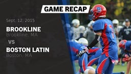 Recap: Brookline  vs. Boston Latin  2015