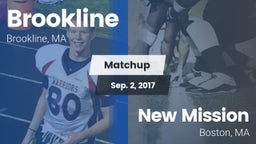 Matchup: Brookline High vs. New Mission  2017