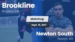 Matchup: Brookline High vs. Newton South  2017