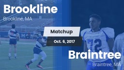 Matchup: Brookline High vs. Braintree  2017