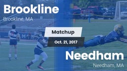 Matchup: Brookline High vs. Needham  2017