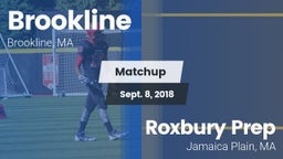 Matchup: Brookline High vs. Roxbury Prep  2018