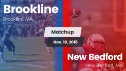 Matchup: Brookline High vs. New Bedford  2018